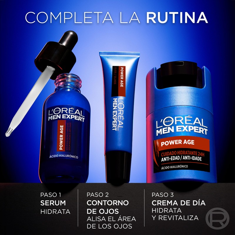 L'Oréal Men Expert Power Age Revitalisierendes Nachtgel für Männer