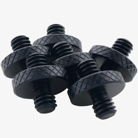 JianLing 6PCS EVA Foam Golf Driving Ball Training Aid 42mm Diameter Tripod Thread Converter Complementary Light Head Adapter Screws Adaptable to DSLR Monopods Lamp Holders Devices Black