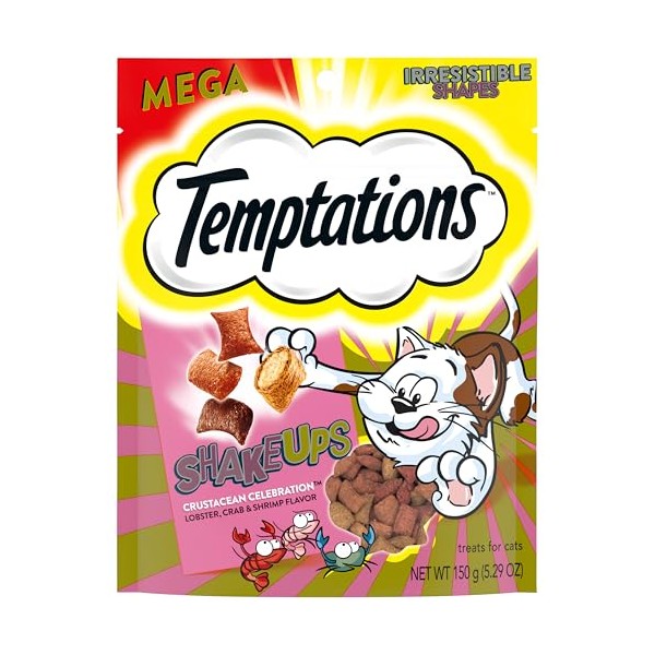 Temptations Temptations ShakeUps Crunchy and Soft Cat Treats Crustacean Celebration