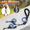 Double Dog Leash, 360° Swivel No Tangle Dual Dog Leash,