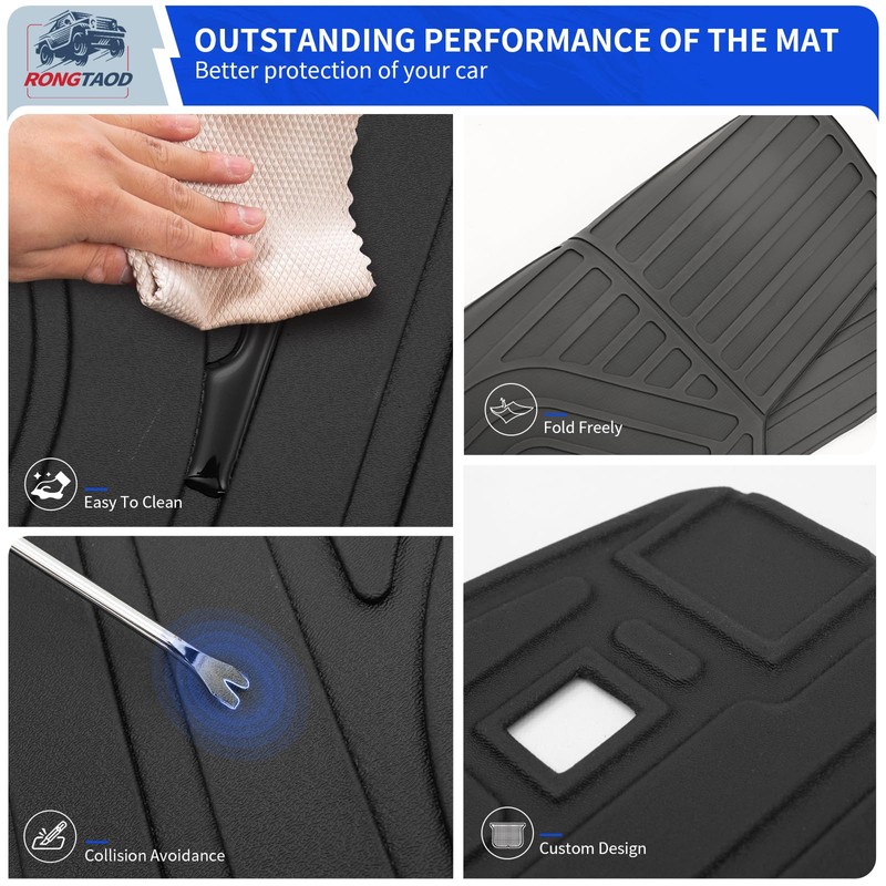 Rongtaod Cargo Mat Compatible with 2024 2025 2026 Lexus TX350