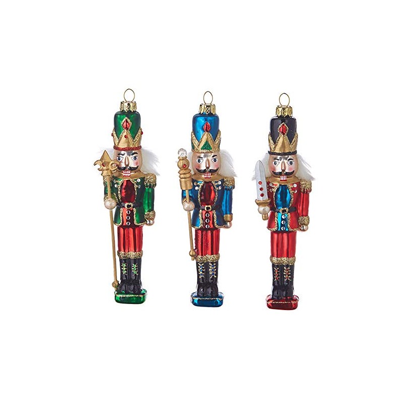 RAZ Imports 2020 Nutcracker Traditions 6.5-Inch Nutcracker Hanging Ornaments, Assortment