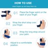 Sumifun Finger Brace, Trigger Finger Splint for Index Middle Ring