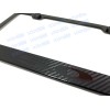 License Plate Frame 1pc Carbon Style 5.0 Black Metal License