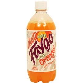 Faygo Diet orange soda pop, caffeine free, 20-fl. oz. plastic bottle