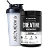 Jacked Factory Creatine Monohydrate 425g + Shaker Bottle Bundle -