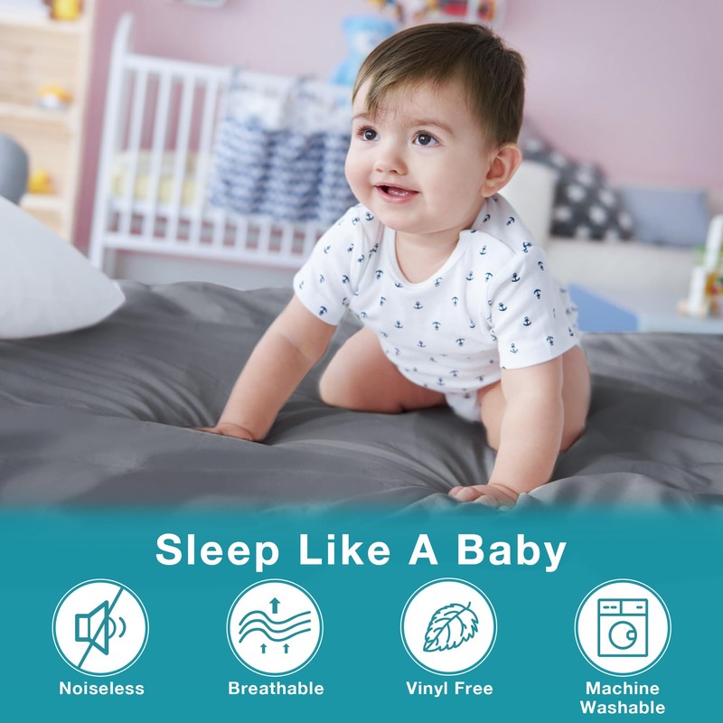 Soft and Breathable Twin XL Size Waterproof Mattress Protector, Fitting