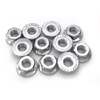 30 Sets M6x1.0-20mm Flanged Hex Head Bolts Kits, Flange Hexagon