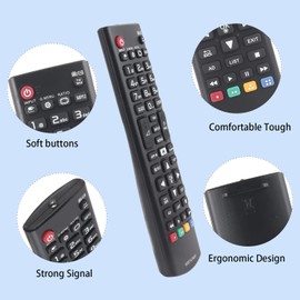 Replacement Remote Control AKB74475481 Compatible with LG TV 32LF592U 43LF590V 43LH560V 43LH570V 43UF6407 43UF640V 43UF680V 49UF640V 49UF6807 49UF6807 807 99 49U F680V