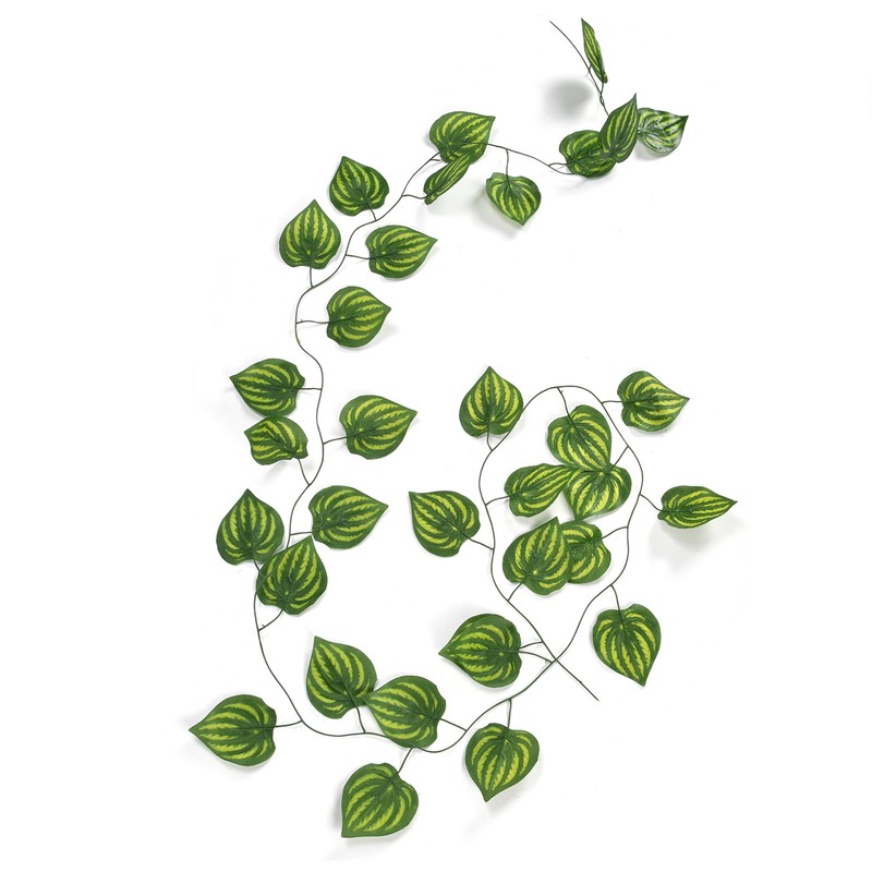 Simulation Watermelon Leaf Rattan Green Leaf Plant Ceiling Decoration Vine