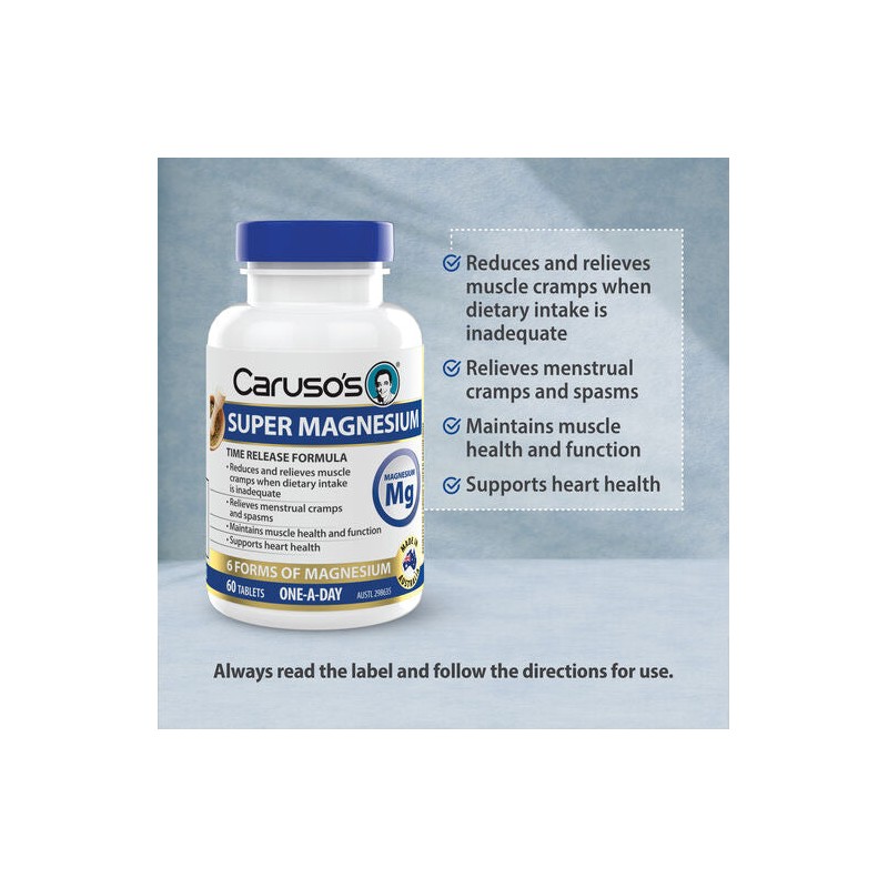Caruso's Natural Health Super Magnesium 240 Tablets