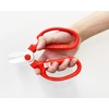 Flower Scissors Hand Creation F-170 (Red)