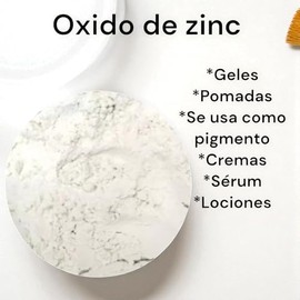 ProductosQI | Óxido de Zinc 250 gr | Para Cremas, Protectores solares y Pomadas Caseras | 100% Puro Grado Cosmético