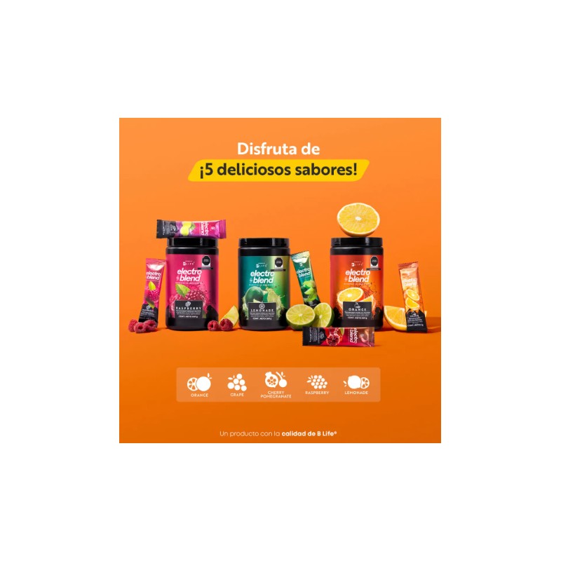Bebida Hidratante En Polvo 360gr. Electroblend. B Life