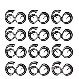 Carnavalife Pack of 12 Glasses for Birthday - Number 60th Anniversary, Birthday and Fancy Dress Parties