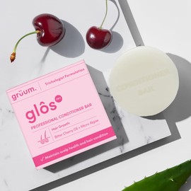 grüum Hair Growth Hair Conditioner Bar 50g - SLES, EDTA & Paraben Free Conditioner Bar for Hair Lasts up to 60 Washes - Plant-Based Vegan Solid Conditioner Bar for Hair