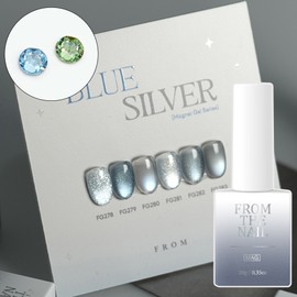 From the Nail Blue Silver 6 types of individual magnetic gel / 프롬더네일 블루실버 6종 단품 자석젤