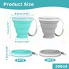 ZFRITP Pack of 2 Old Cups, Folding Cups, Foldable Cups,