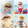 Baby Sunglasses with Strap, Cute Flower Polarized Sunglasses UV400 Protection