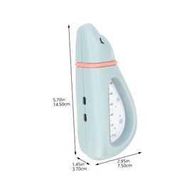 BIUDECO 2pcs Water Thermometers Cute Cartoon Design for Bathing Temperature Measuring Tool for Safe Bathing Bath Polar Bear Blue