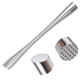 10" 260MM Stainless Steel Sturdy Cocktail Muddler Muddler Mojitos Cocktails Margaritas for Bars Restaurants Cocktail Milk Tea