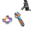 RISK Bike Front Derailleur Screw Gasket Kit Hollow Titanium Alloy
