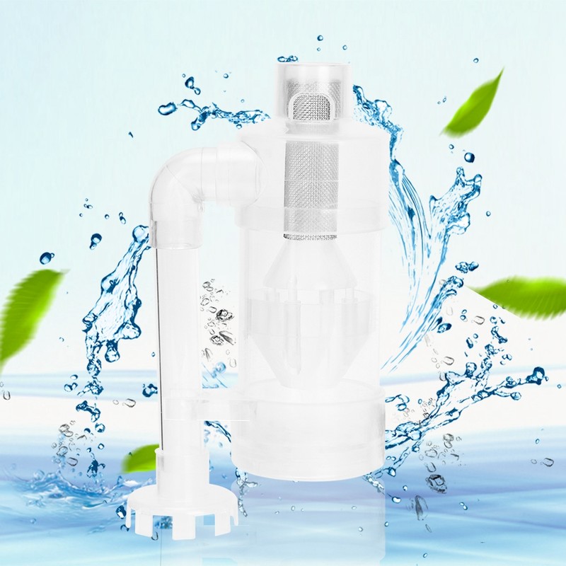 Transparent Aquarium Protein Fish Tank Collector Waste Filter Ornamental Fish