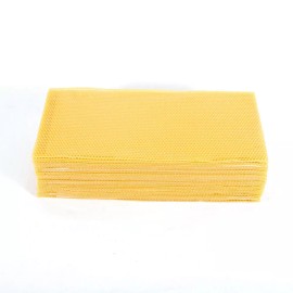 30Pcs Beekeeping Bee Wax Nest Bed Beeswax Sheets Honeycomb Foundation Sheets