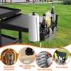 Upgraded Grill Caddy for Blackstone,Blackstone Griddle Accessories Space Saving,BBQ Grill