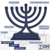 Zion Judaica Mini LED Hanukkah Menorah Battery or USB Operated