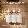 MAISONOVO Shampoo Dispenser Drill Free Shower Soap Dispenser Wall Mount