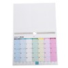 NUOBESTY Monthly Wall Calendar 2025.7-2026.12 Planner Calendar with Multi Country