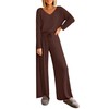 ANRABESS Womens Pajama Sets 2 Piece Outfits Matching Lounge Set