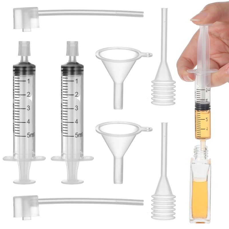 Kifmurase 8 Pcs Clear Perfume Refill Tools, Perfume Dispenser Transfer