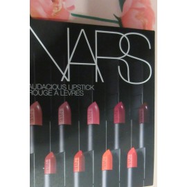 NARS AUDACIOUS LIPSTICK Sample Card with 8 Shades NEW