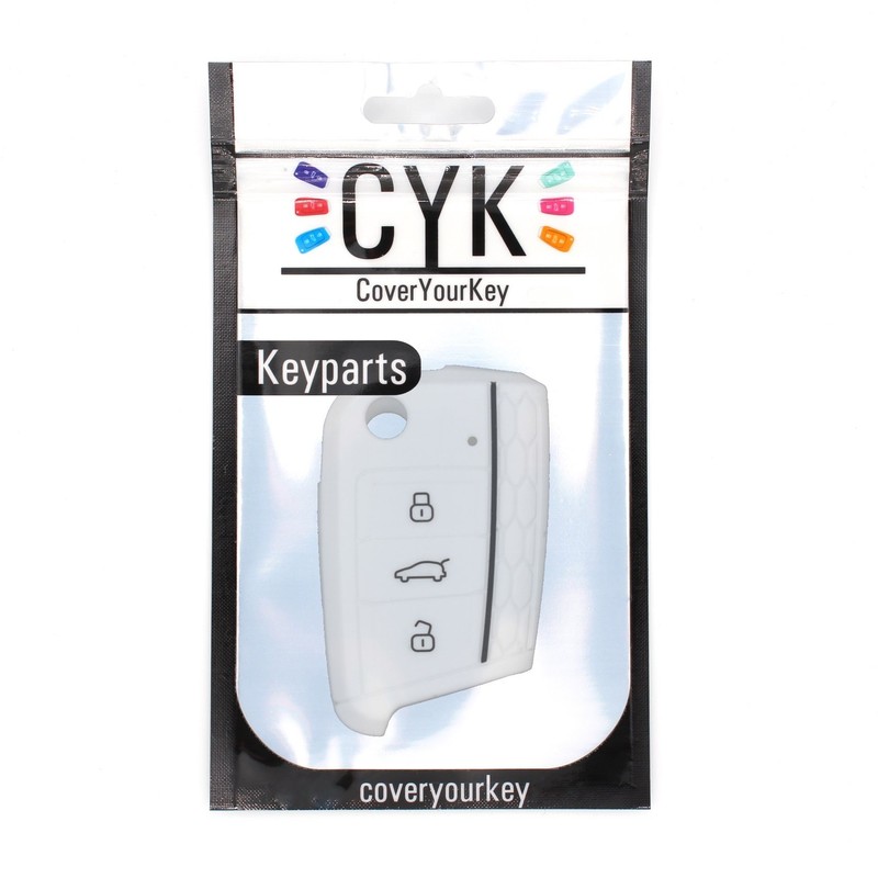VB Key Case for 3-Button Car Key Silicon Cover Key