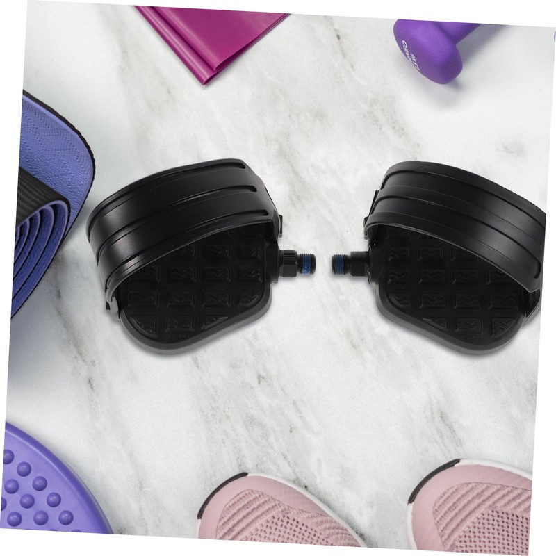 Abaodam 1 Pair Indoor Exercise Bike Flat Pedals Design for