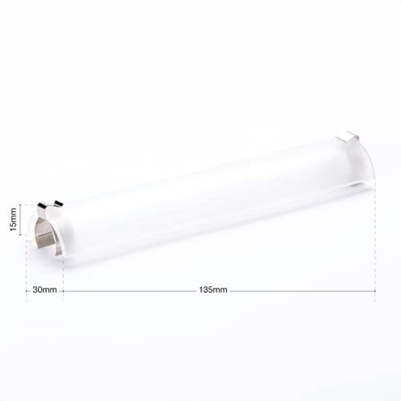 Protective Glass for Uplighter R7s Milky Length 135 mm for