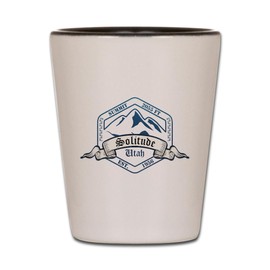 CafePress Solitude Ski Resort Utah Unique and Funny Shot Glass