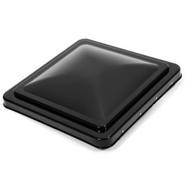 HECASA Black 14" RV Roof Vent Cover Compatible with Ventline Previous to 2008 and Elixir Vents Starting 1994 Vent Lid Plastic Replacement 1 Pcs