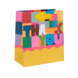 Glick Luxury Gift Bag, Thank You Gift Bag, 200mm x 225mm x 100mm, Multicoloured