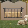 COFECO Wall Mount Hay Rack, 16 Gallon Multiple Sided Goat