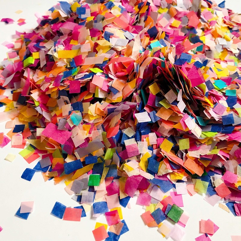 InsideMyNest Wildflowers Confetti for Party Poppers Balloons Biodegradable Multicolored