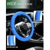 LRITER Car Steering Wheel Cover, Non-Slip Silicone Material, Multiple Color