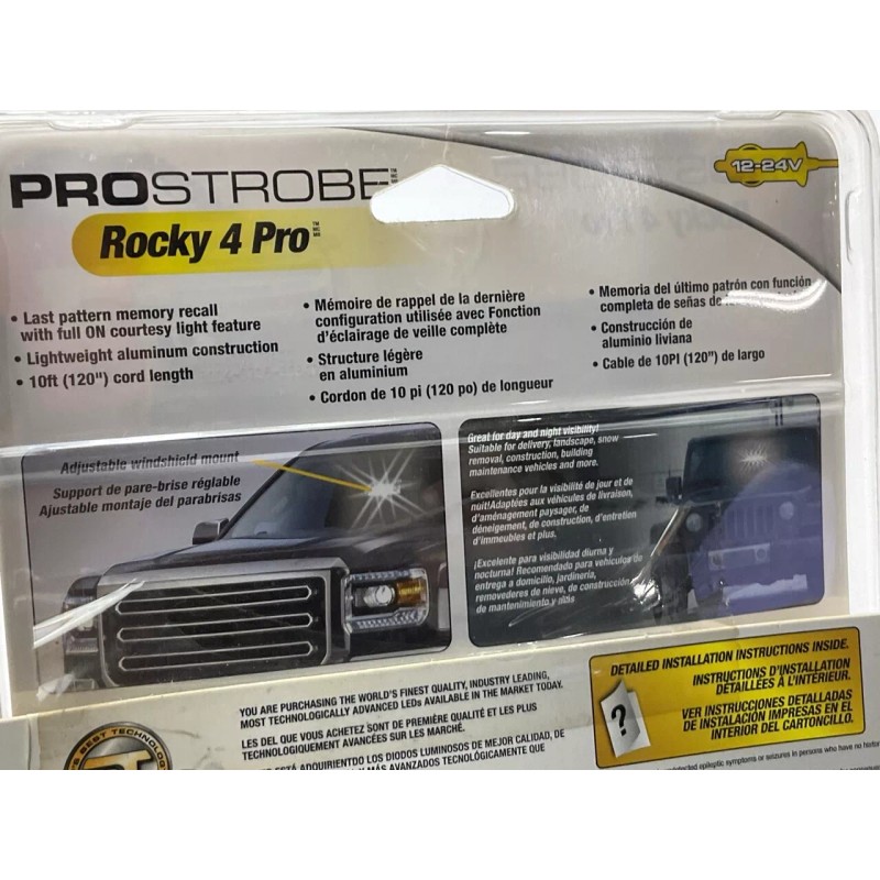 ProStrobe 70755 Pro Strobe Lights Rocky 4 Pro White 12-24V