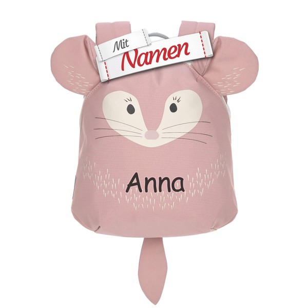 LÄSSIG Children's Backpack with Personalised with Name, Small Children's Backpack