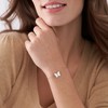 Fossil Women's Stainless Steel MOP Butterfly Bracelets, Color: Gold (Model: