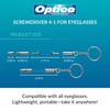 Optico Glasses Repair Kit, Mini Screwdriver Set for Eyeglass and