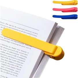 Lumbor37 3PCS de Marcapáginas Automáticos de Silicona, Marcapáginas Únicos para Amantes de la Lectura, Mujeres, Hombres, Niños, Profesores, Marcadores de Páginas, Clips para Libros