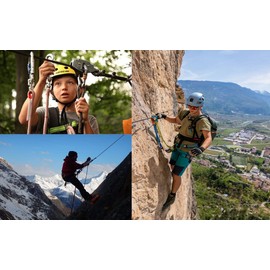 FregocS 8RING-BK Eight Ring Descender Descender, Convenient Set of 2, 3,500 kgf (35 KN), Aluminum, Black, Climbing, Rappelling